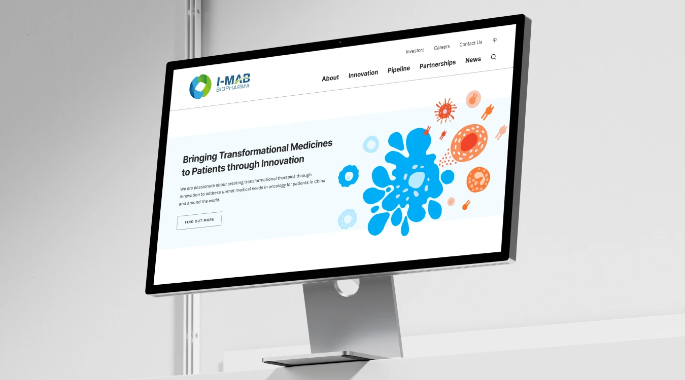 Biotech website project preview